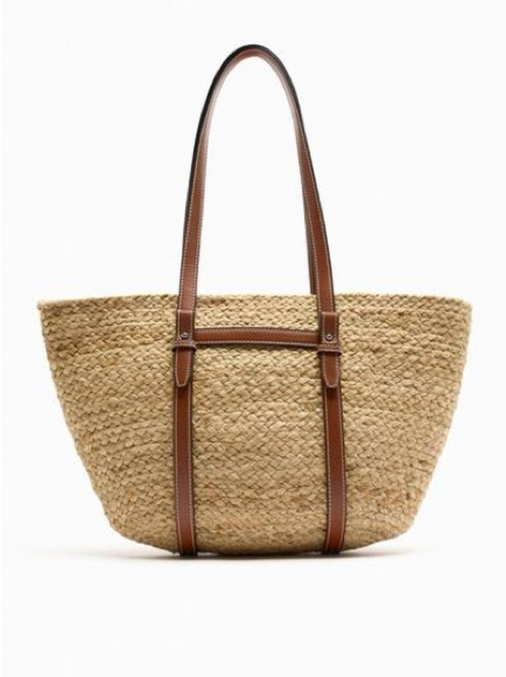 Zara Jute Tote Bag Like New